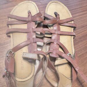 Worn Strappy Sandals